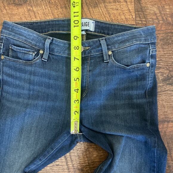 Paige Jeans Verdugo Ankle Skinny Nottingham Medium Blue Denim Stretch Size 28 - Picture 7 of 12